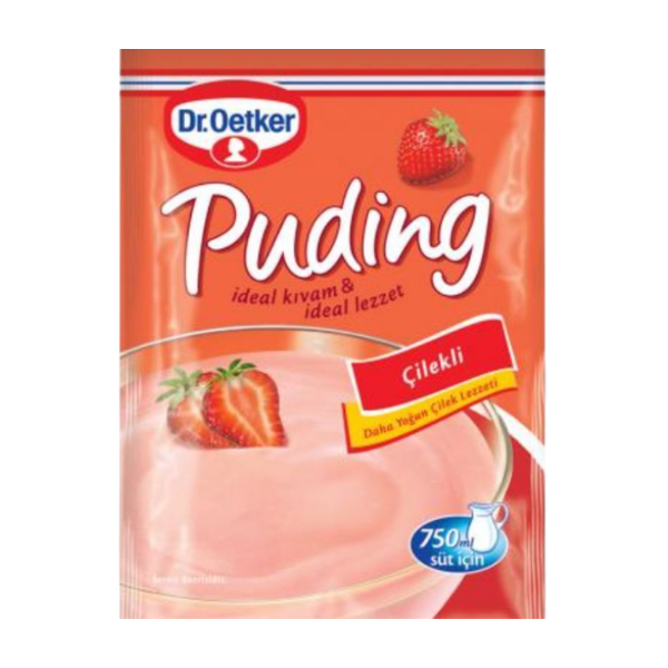 Dr.Oetker Çilekli Pudding Strawberry 125gr